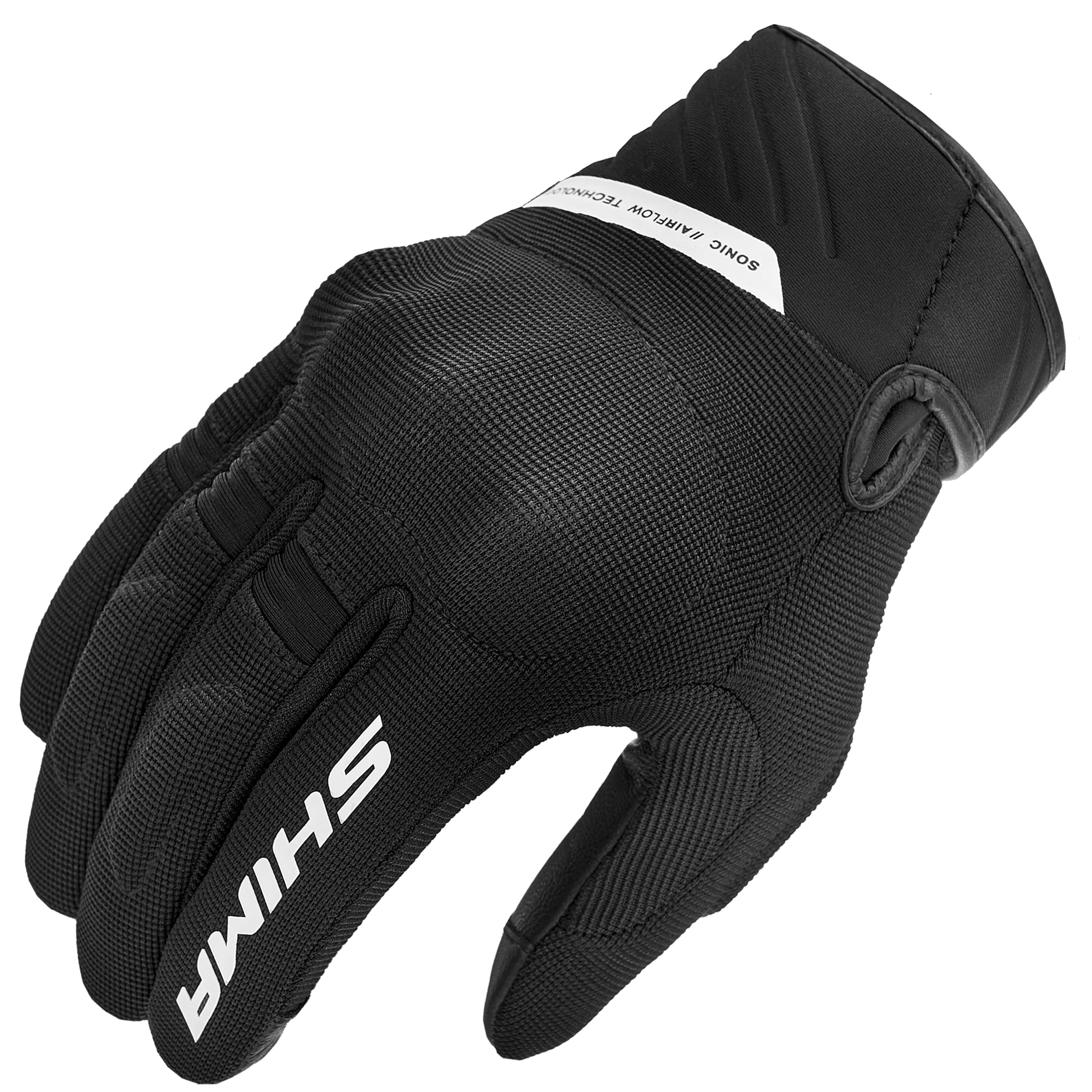 SHIMA Sonic Motorcycle Gloves Men Women Textile Leather Short Summer Biker Armoured Protectors Powersports Motorsport