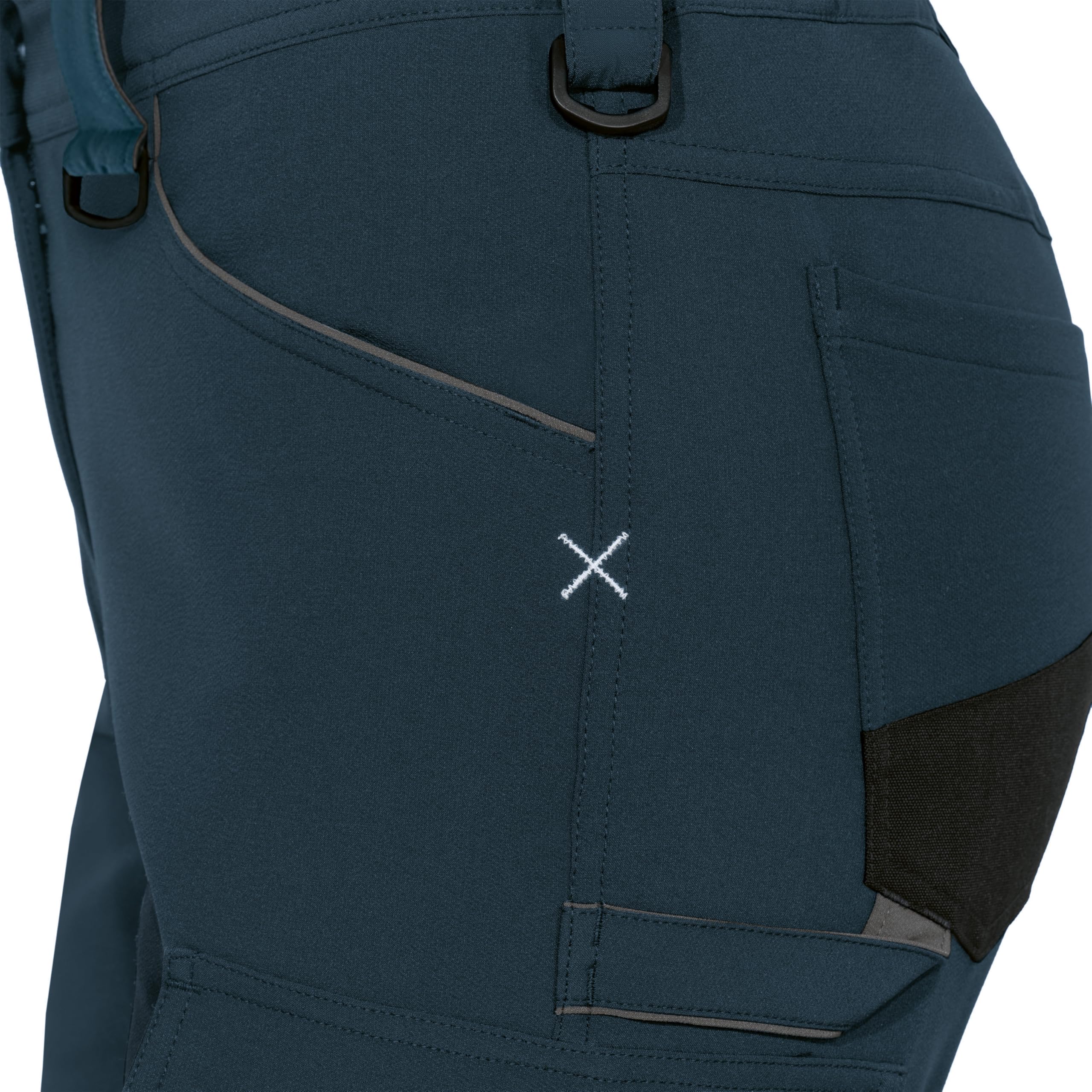 Uvex suXXeed Craft damskie spodnie cargo – damskie spodnie robocze z 4-kierunkowym stretchem – wzmocnione Cordura® – z kieszeniami na kolanach
