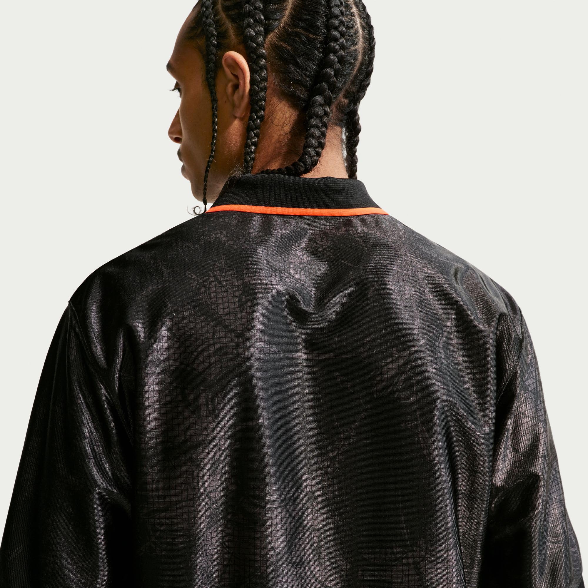 Holandia Energy Nike Dri-Fit męska koszulka piłkarska z krótkim rękawem, czarny/Hyper Crimson/Hyper Crimson, IH1868-010, 2XL