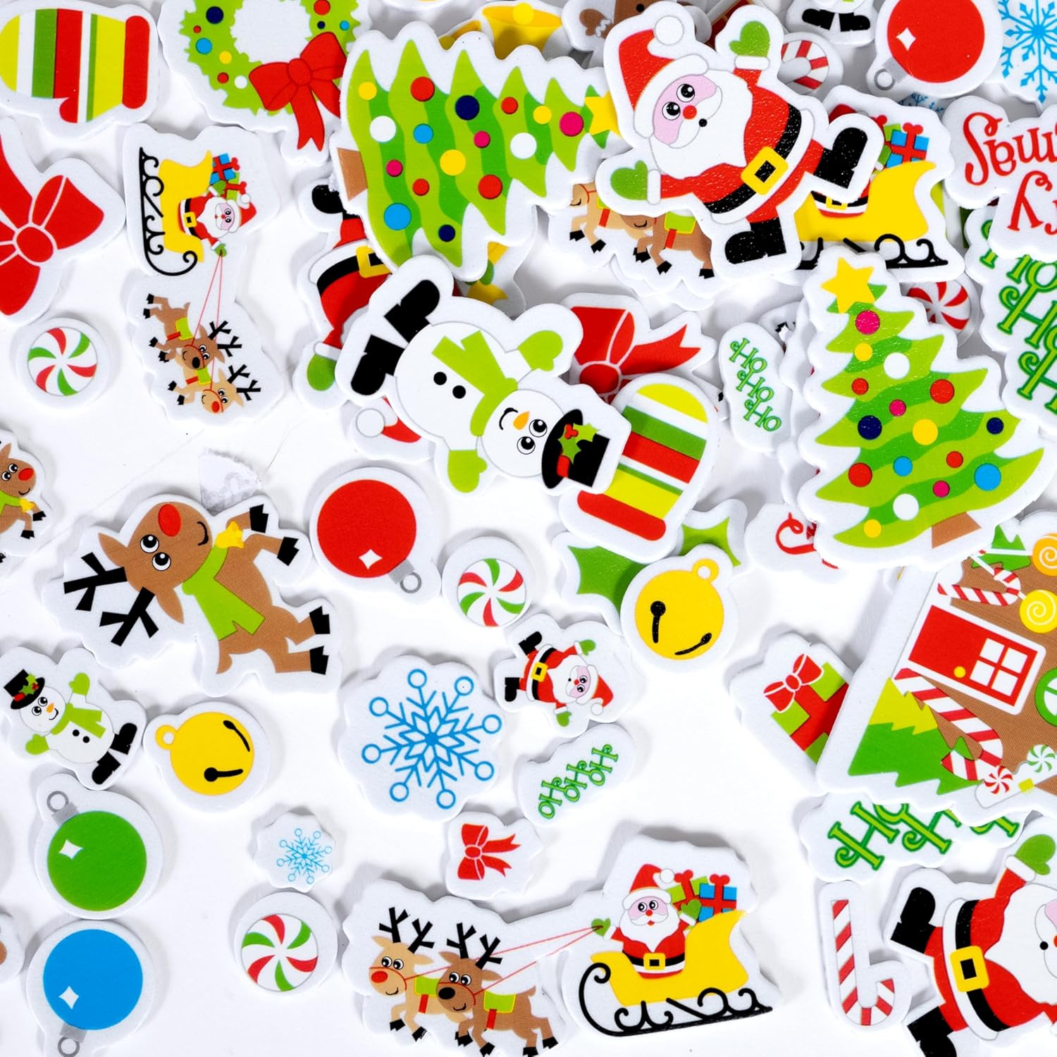 READY 2 LEARN Foam Stickers – Christmas – Pack of 168 – Self-Adhesive Stickers for Kids – 3D Puffy Christmas Stickers for notebooks, Cards and Crafts READY 2 LEARN Foam Stickers – Christmas – Pack of 168 – Self-Adhesive Stickers for Kids – 3D Puffy Christmas Stickers for notebooks, Cards and Crafts