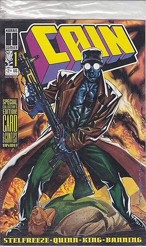 Cain #1 (in bag) VF/NM ; Harris comic book | Brian Stelfreeze