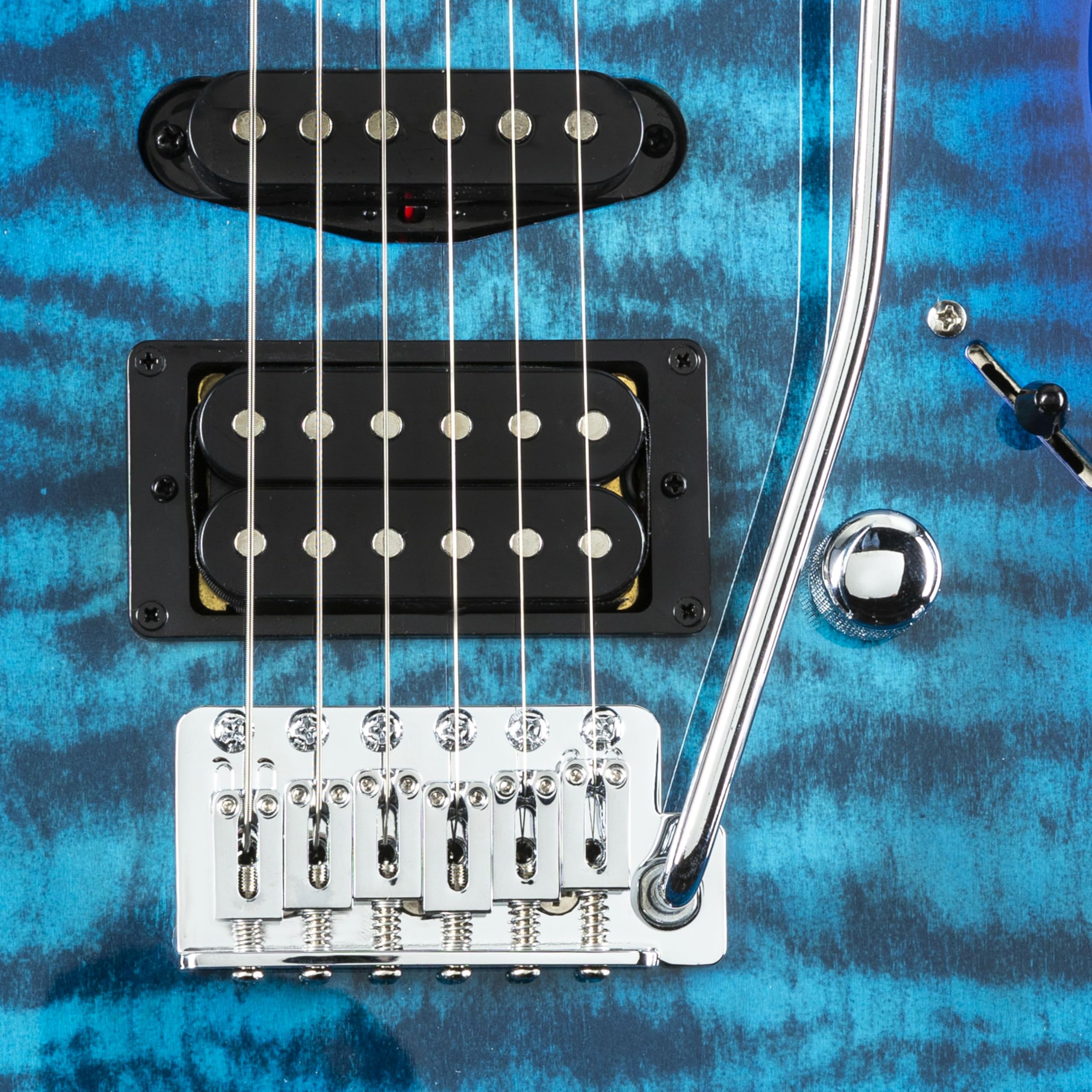 Ibanez Gio GRX70QA-TBB Transparent Blue Burst - Chitarra elettrica