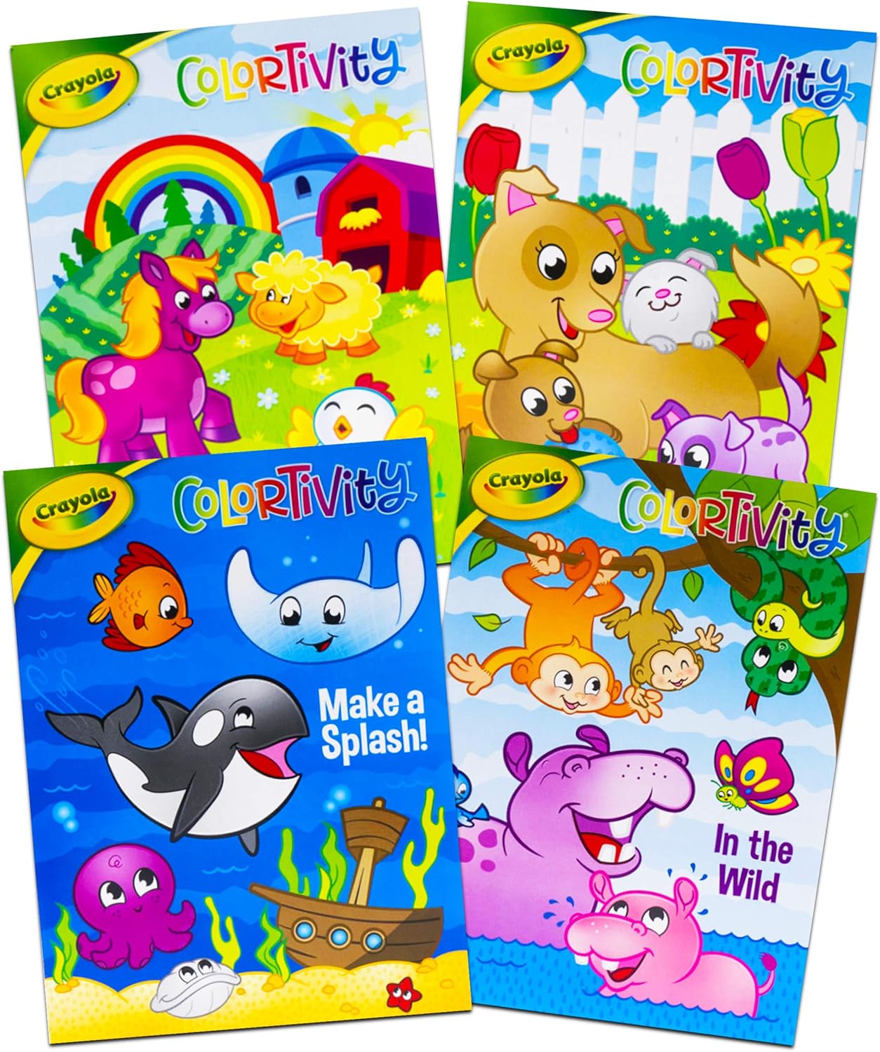 Download Amazon Com Crayola Coloring Books For Kids Toddlers Crayola Learning Set Bundle 13 Pc Crayola Animal Coloring Activity Books With Crayola Learning Crayons Jumbo And Crayola Stickers Crayola School Supplies Toys