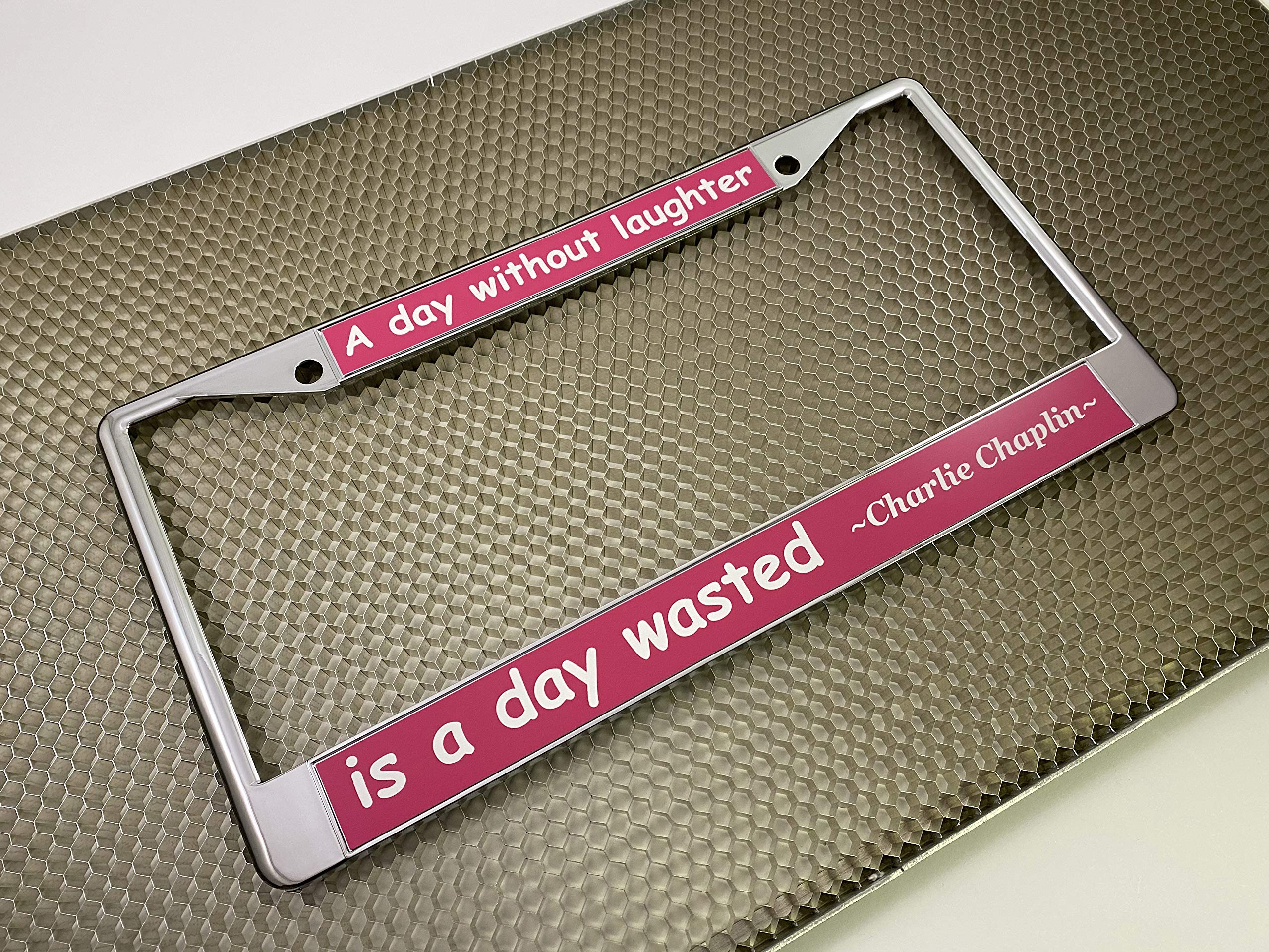 Custom Personalized Metal Laser Engraved Car License Plate Frame with Free caps - Picture 40 of 132