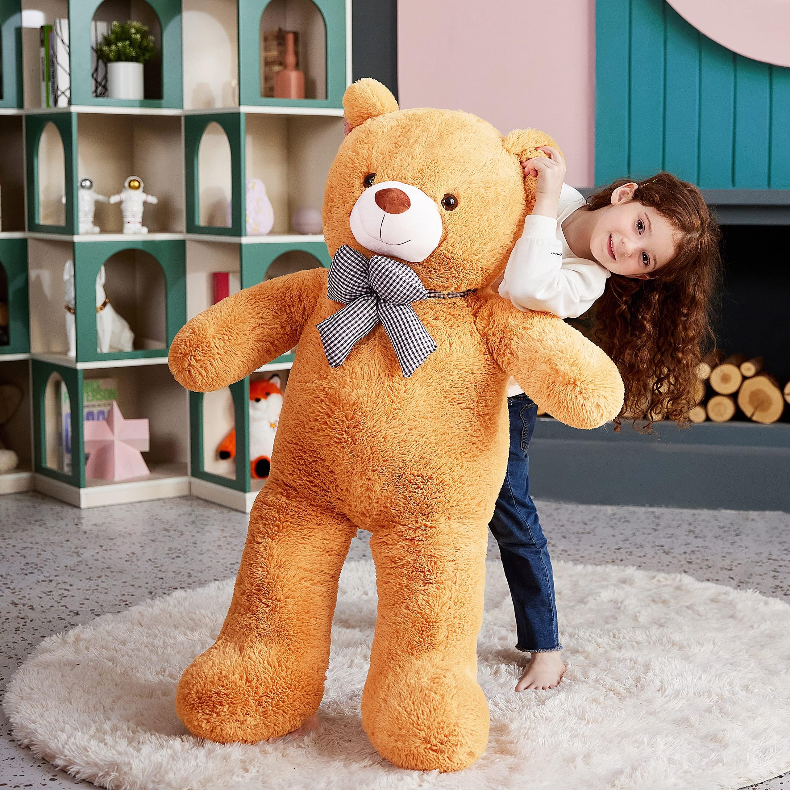 Kids Bear 大きいぬいぐるみ　1.2メートルぐらいある　超レア巨大 EARTHSOUND Giant Teddy Bear Stuffed Animal,Large Plush Toy Big
