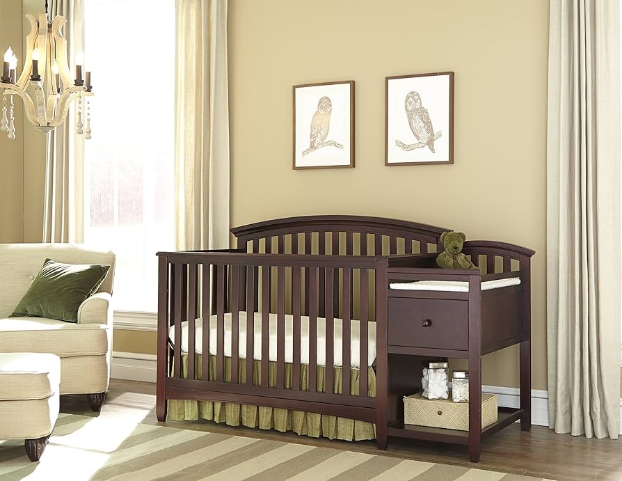 Vanillaページ Amazon.com: Imagio Baby Montville 4 in 1 Crib and Changer