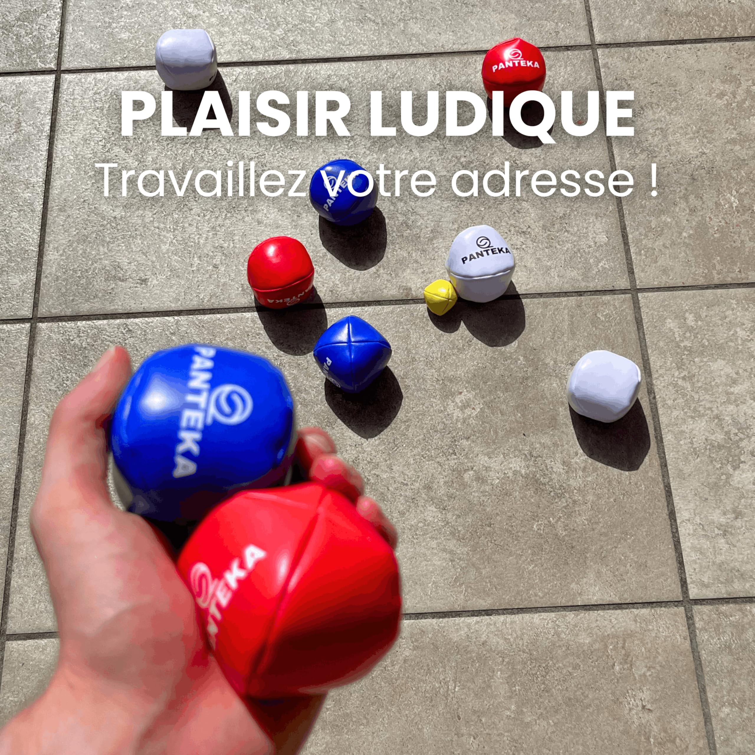 Pétanque de Salon - Jeu de 9 Boules et Cochonnet - Jusqu'à 9 Joueurs - Intérieur et Tout Terrain