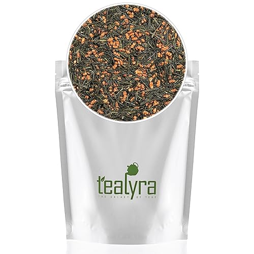 Miniatura 4 de Tealyra - Gen Mai Cha Supreme - Té japonés de hojas sueltas - Té verde Genmaicha con arroz tostado integral - Nivel de cafeína bajo - 7.05 oz (7