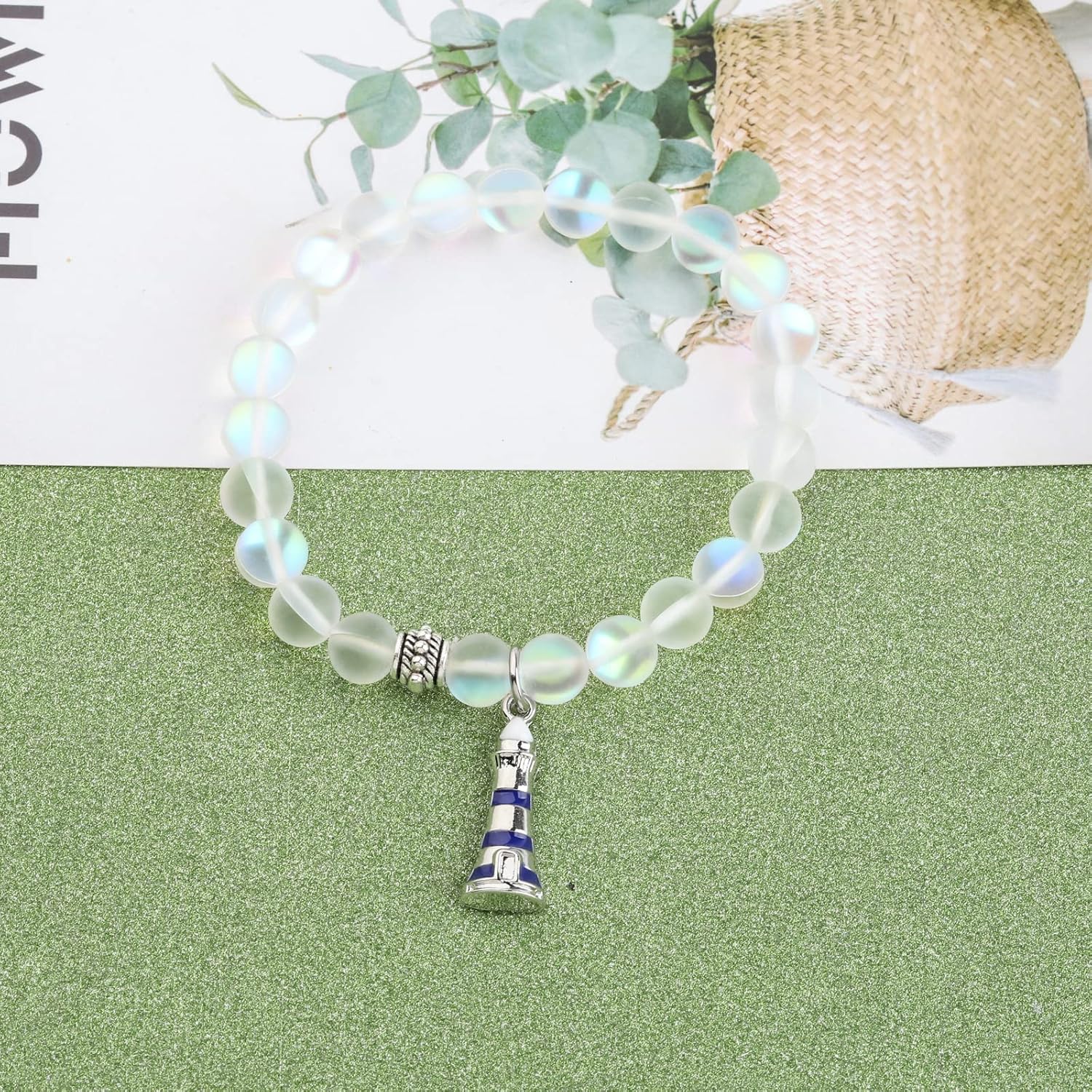 UJIMS Lighthouse Gifts for Women Lighthouse Lover Bracelet Nautical Gifts Lighthouse Keeper Jewelry - Image 2