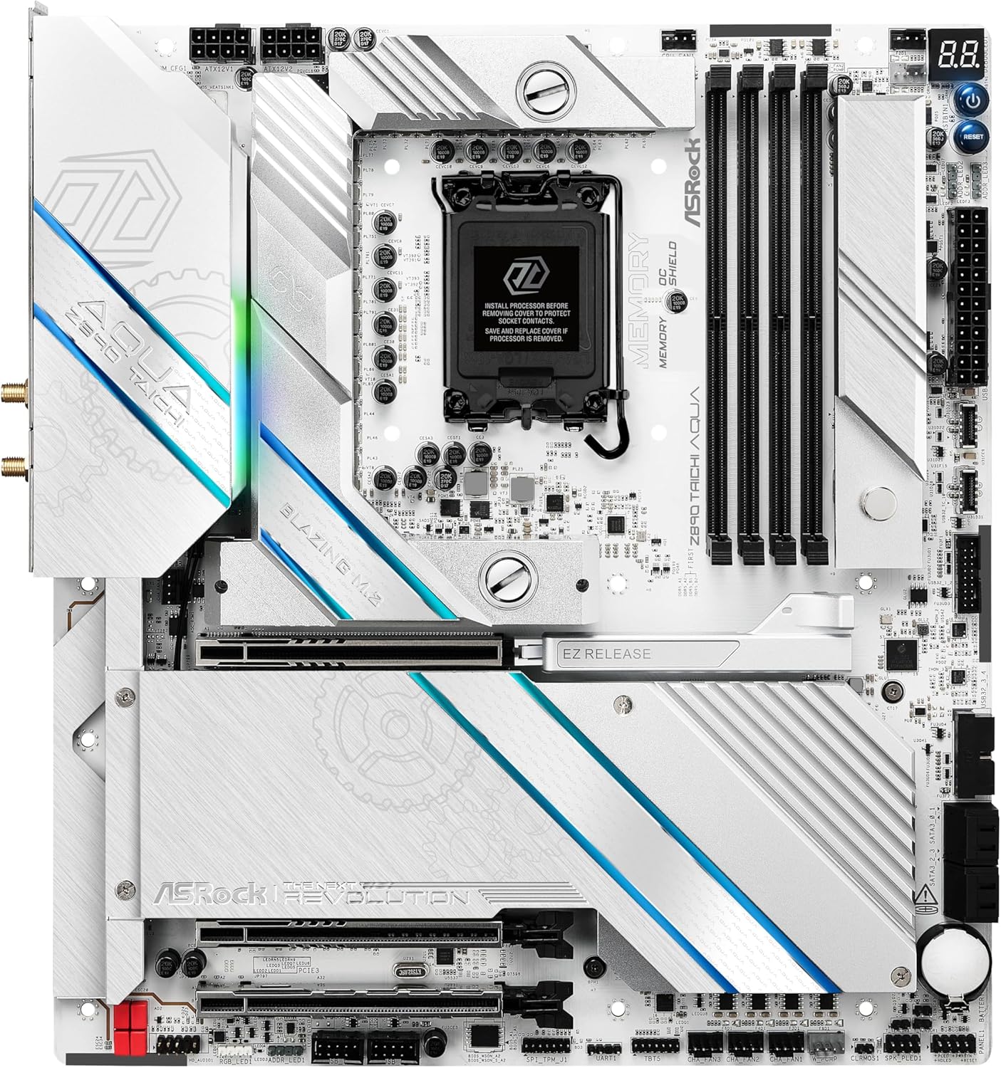 Z890 TAICHI AQUA 1851 ATX DDR5 retail - Scheda madre - Immagine 1
