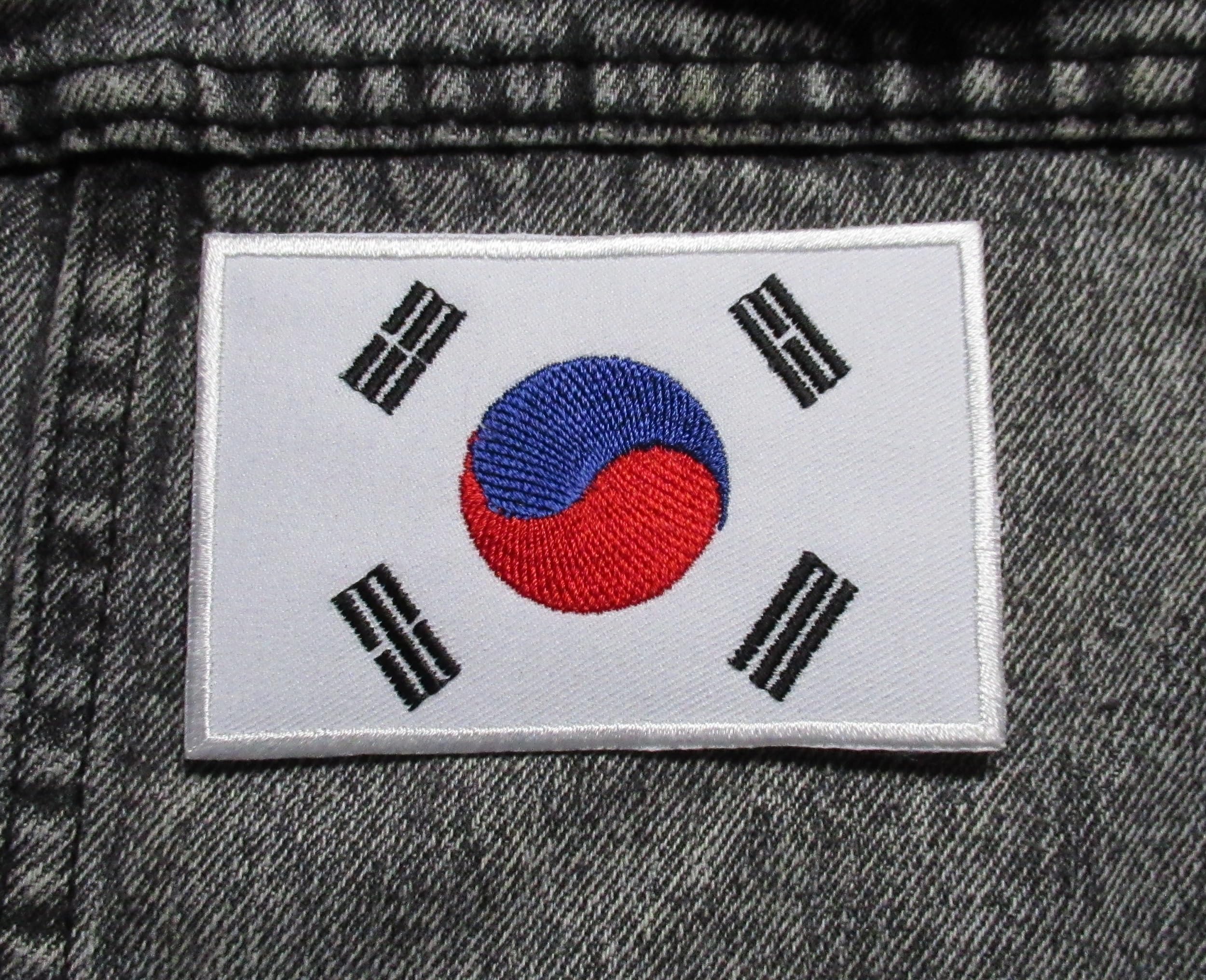 Patch Brodé Drapeau Hong Kong Thermocollant - Ecusson Pour Sacs Et Vêtements | Personnalisation Déco