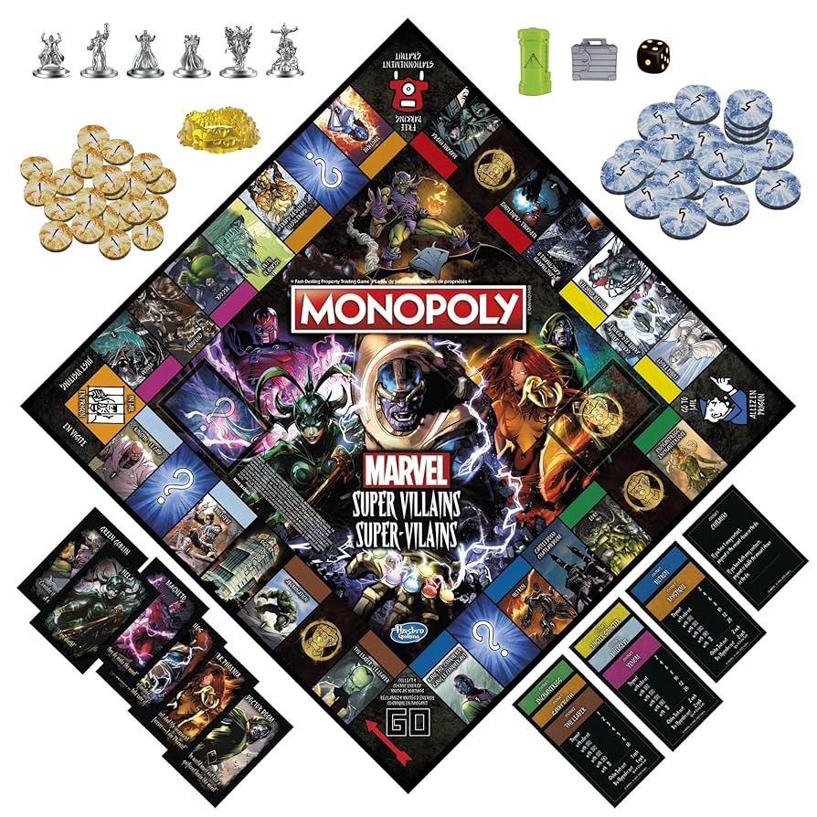 MONOPOLY MARVEL AVENGERS/モノポリー アベンジャーズ Hasbro Monopoly: Marvel Avengers Edition Board Game, Ages 8