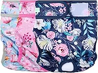 Vista 27 de wegreeco Pañales lavables para perras, pañales reutilizables altamente absorbentes para perritas en celo para el ciclo de calor, paquete de 3