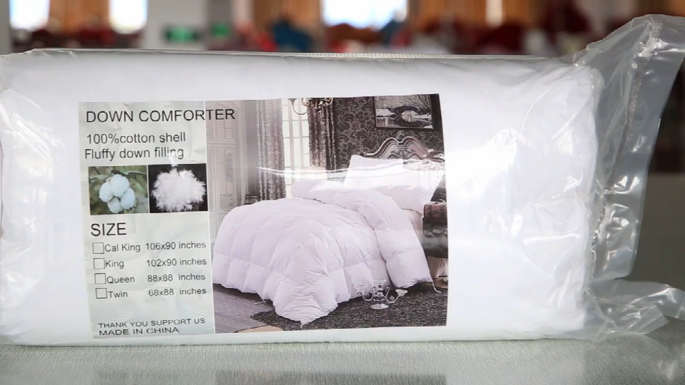 duck/goose down comforter factory supply