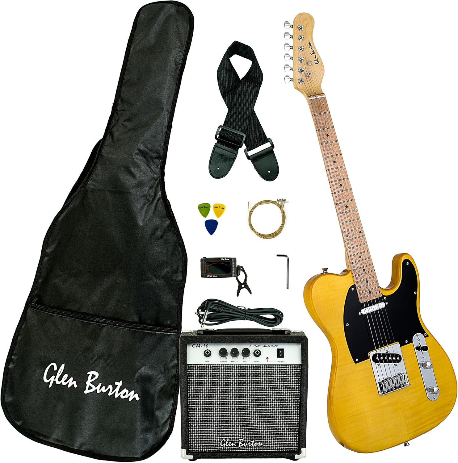 Glen Burton GE102BCO TelecasterStyle Electric Guitar Combo with