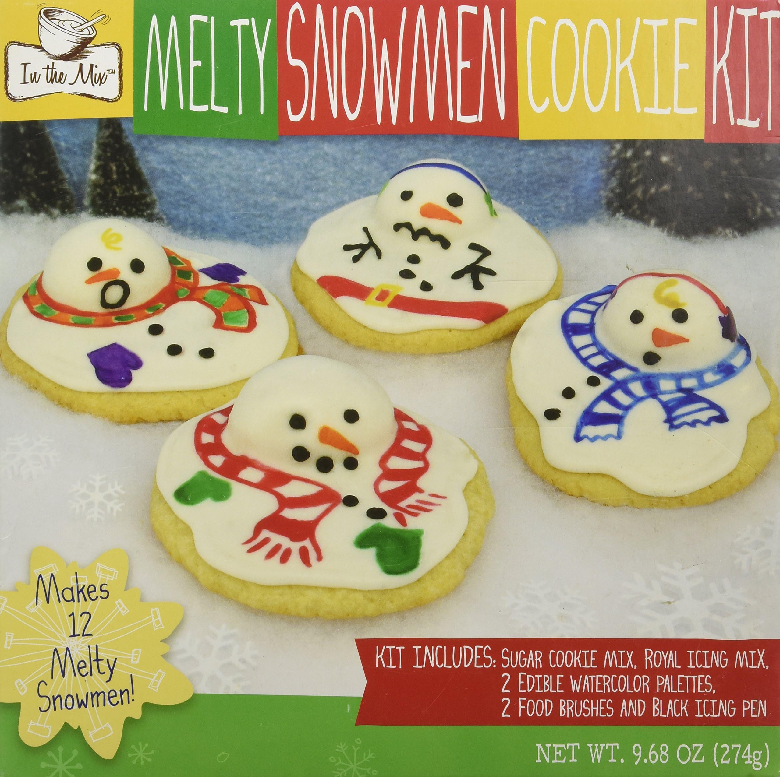 Brand Castle - Melty Snowman Cookie Kit, Multi-colored