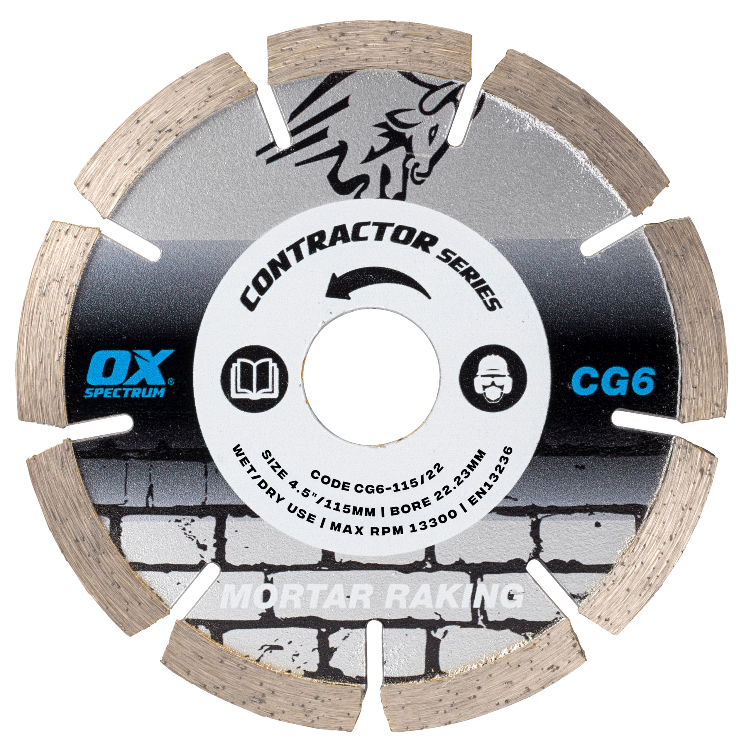 Contractor Diamond Blade - Mortar Raking - 115/22.23mm