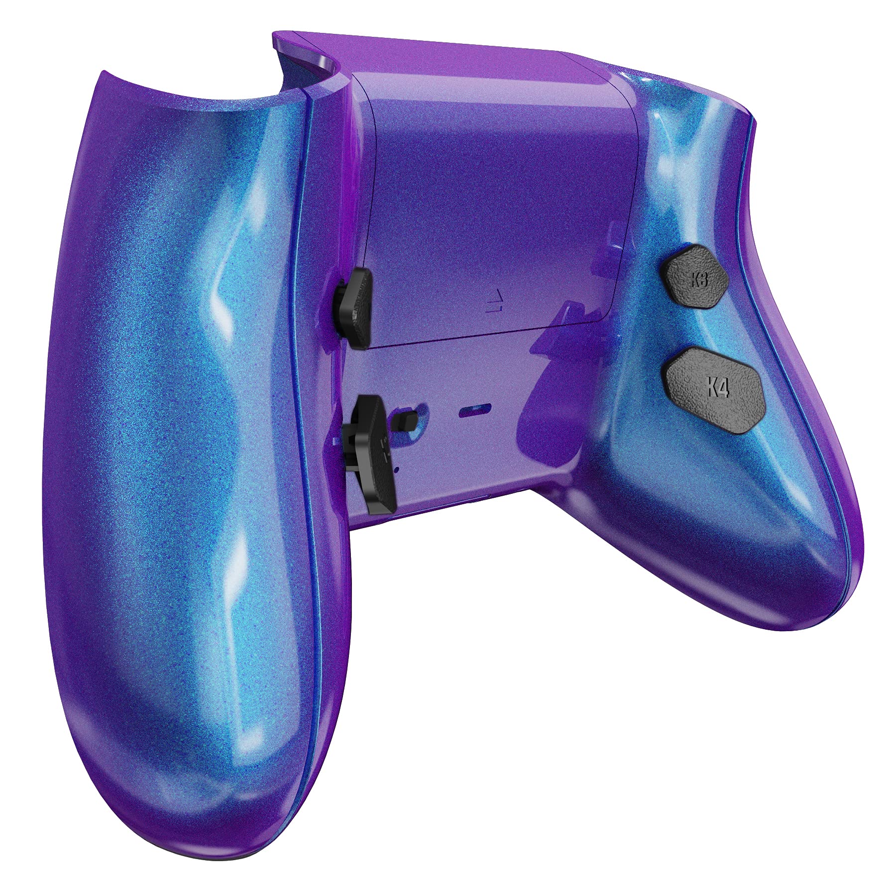 eXtremeRate HOPE Remap Kit Programmabile per Xbox Series X S Controller Scheda&Cover Posteriore&Grip&Tasti Posteriori per Xbox Core Joystick(Model 1914)-Camaleonte Viola Blu