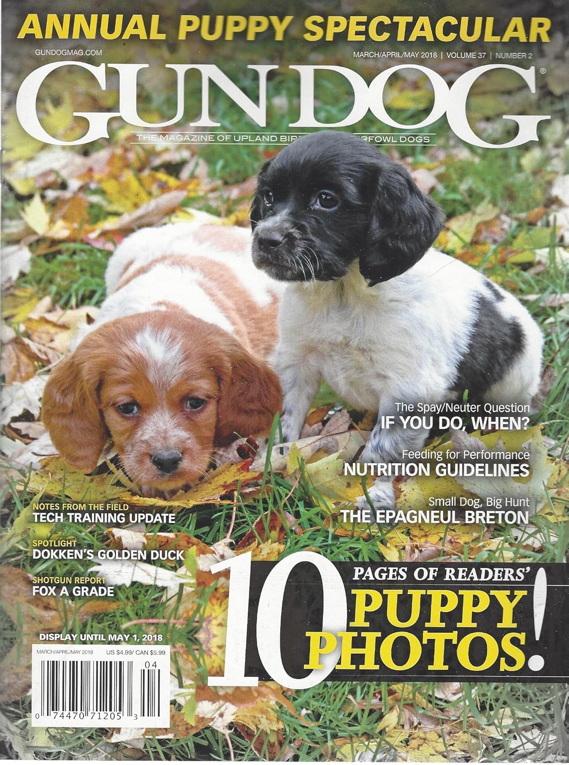 Gun Dog Magazine March April 2018 Books