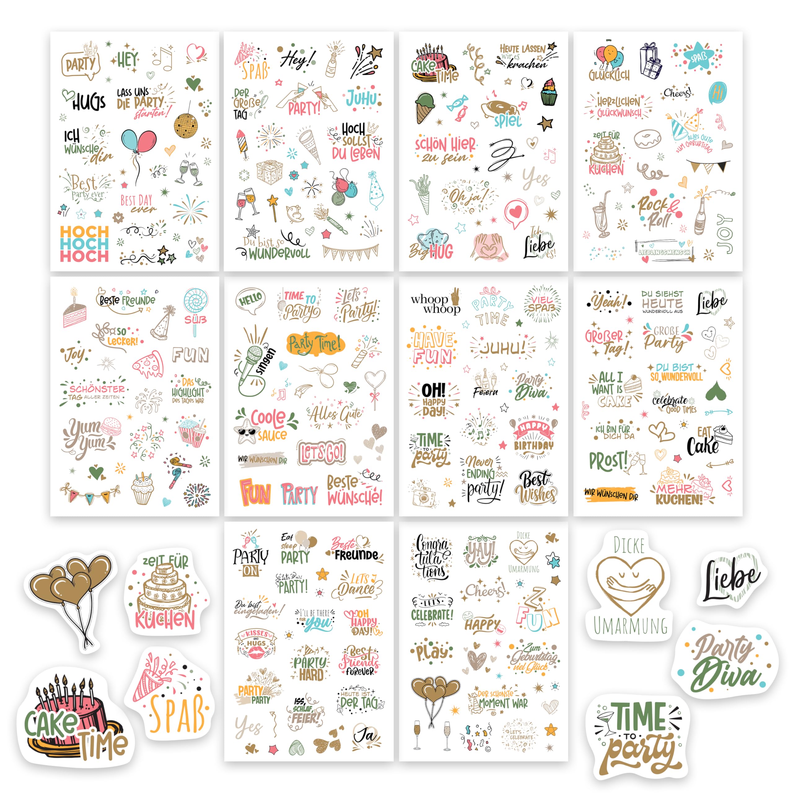 colortouch Sticker Hochzeit Gästebuch (325 Motive)
