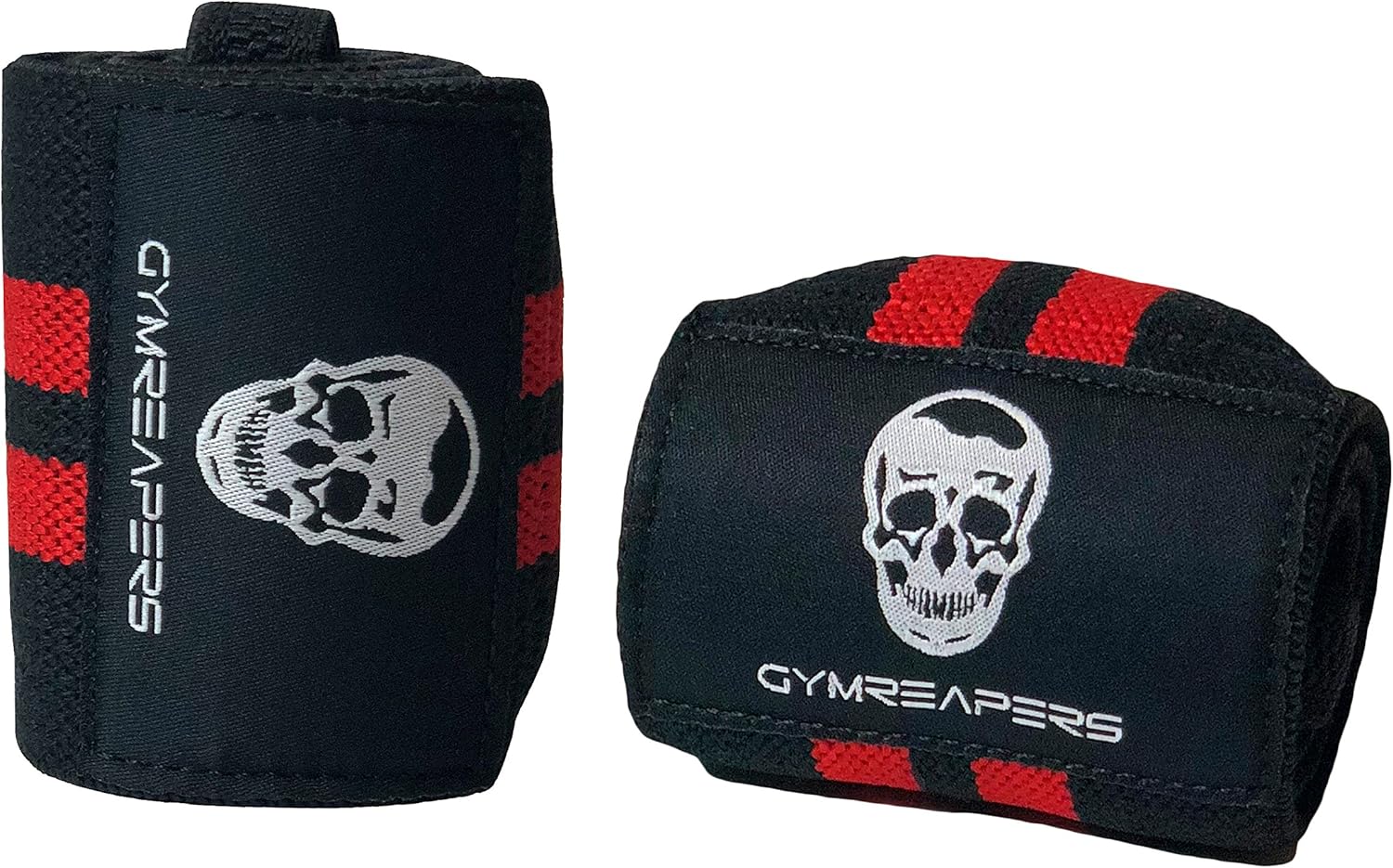 Gymreapers Weightlifting Wrist Wraps (Competition Grade) 18" Professional Quality Wrist Support with Heavy Duty Thumb Loop - Best Wrap for Powerlifting, Strength Training, Bodybuilding(Black,18") : Sports & Outdoors