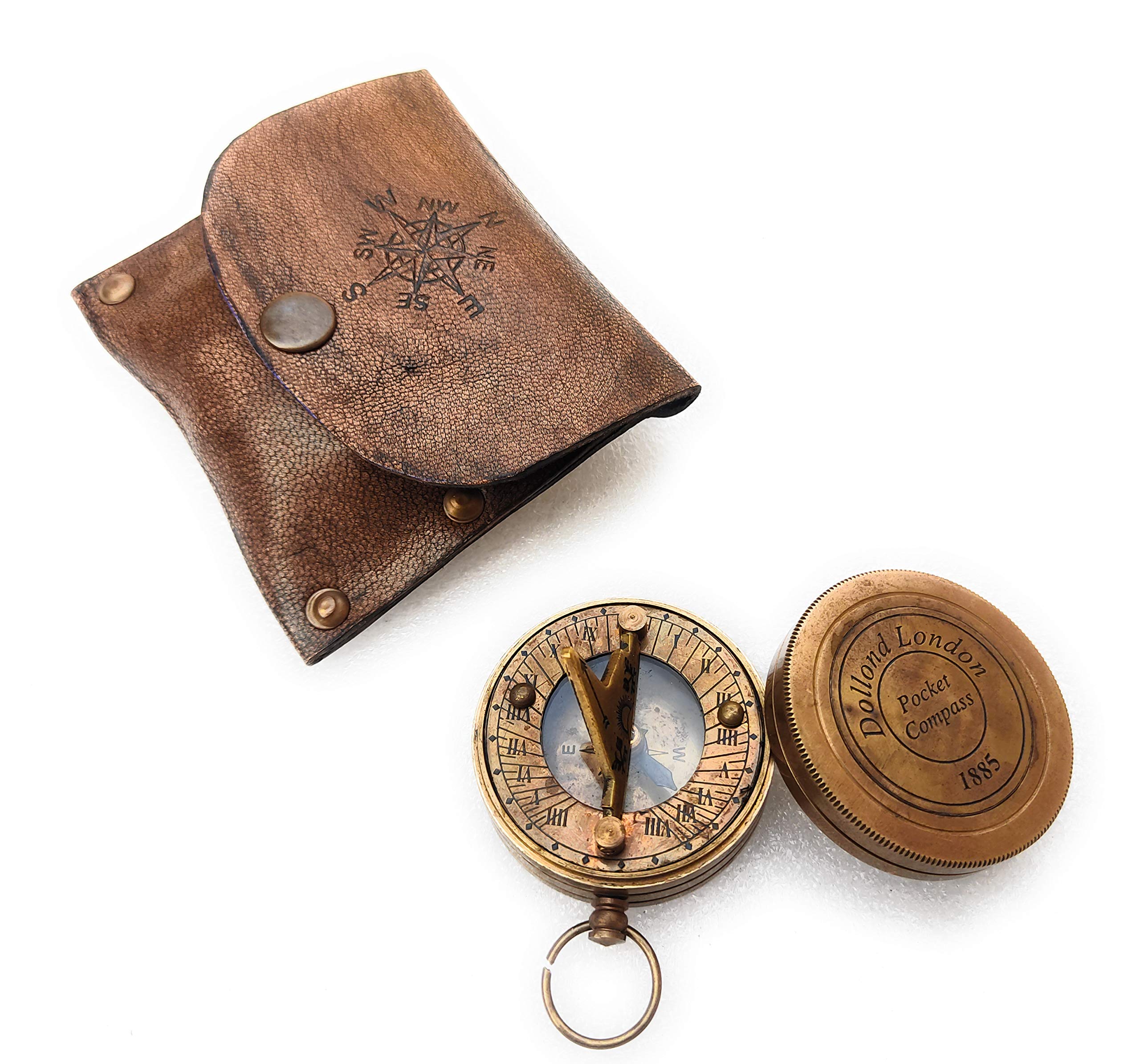 Adult Baptism Gifts For Men Trust In The Lord With All Your Heart -Proverbs 3: 5-6 Quote Engraved Compass Wooden Box Camping Compass Gift Compass Graduation Day Gifts Religious Gifts 2023 Compass