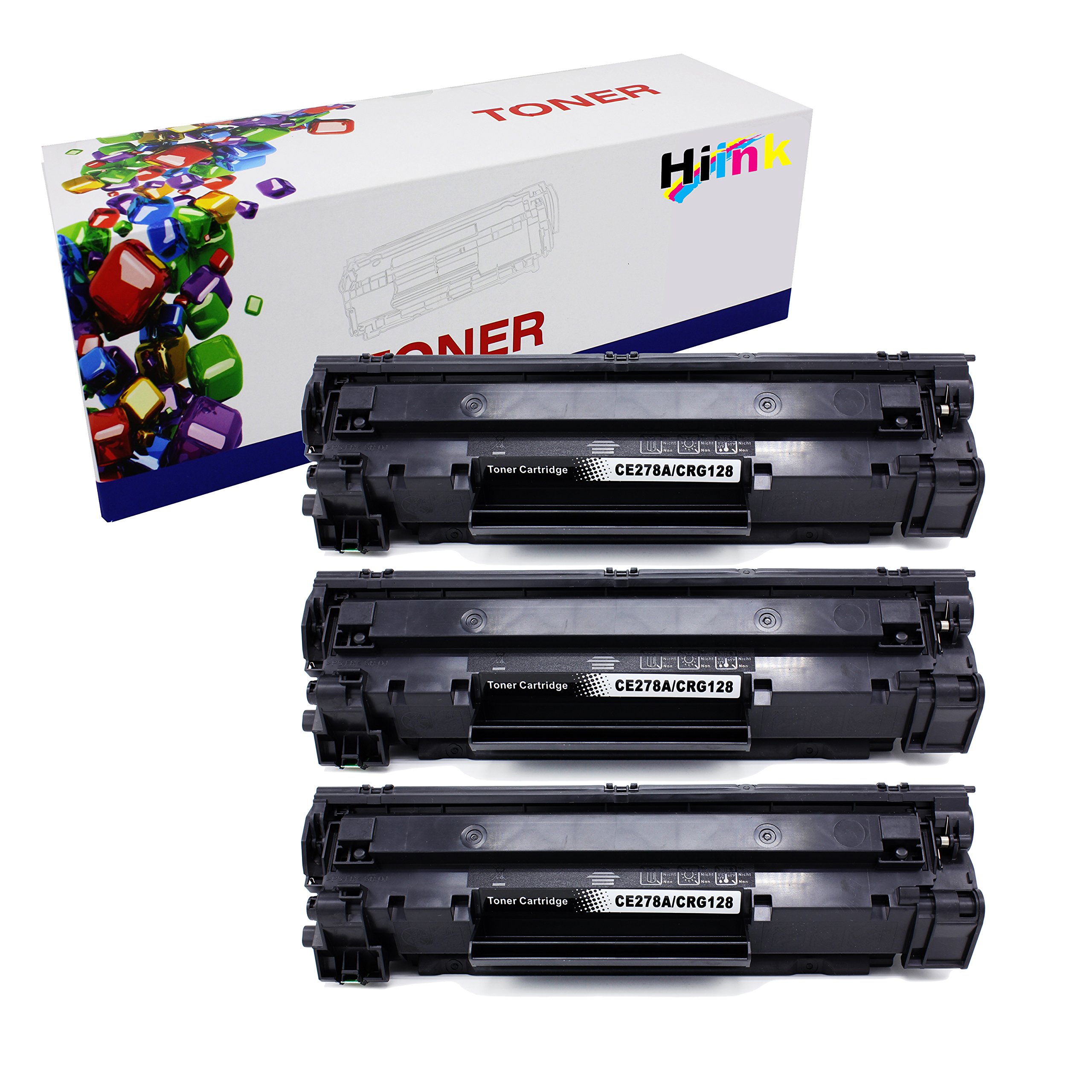 HIINKCompatibleToner Cartridge Replacement for HP 78A Toner Cartridge (3-Pack)
