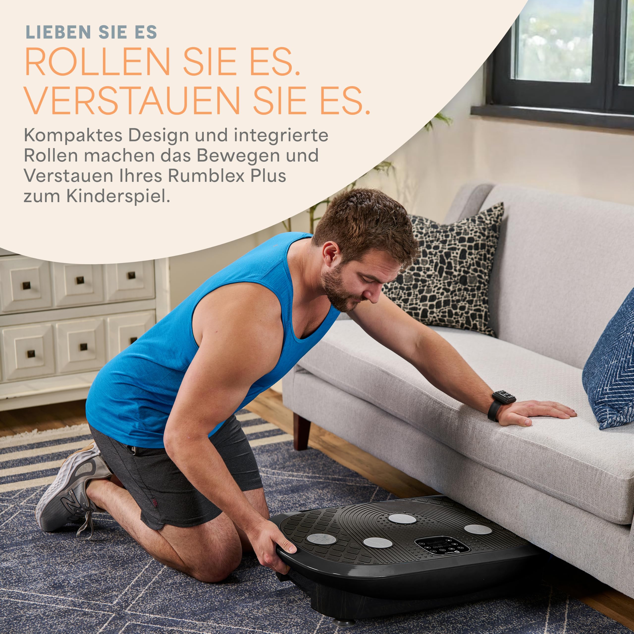 Lifepro Vibrationsplatte Vibrationsboard – 4D Rüttelplatte elektrisch mit Vibration Plate für effektives Ganzkörpertraining