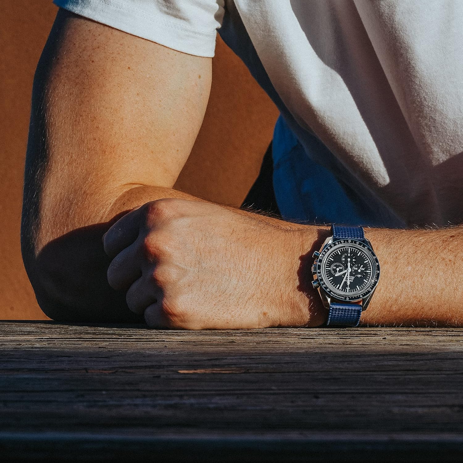 BARTON WATCH BANDS, 23mm Navy Blue - Tropical-Style 2 Watch Bands - Quick Release - Choose Strap Color & Width - Image 2