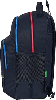 BlackFit8 ENJOY - Mochila Doble Adaptable Carro, Tejido Reciclable, Ideal Para Niños De Diferentes Edades, Cómoda Y Versátil, Calidad Y Resistencia, 32x15x42 Cm, Color Verde Menta Pastel
