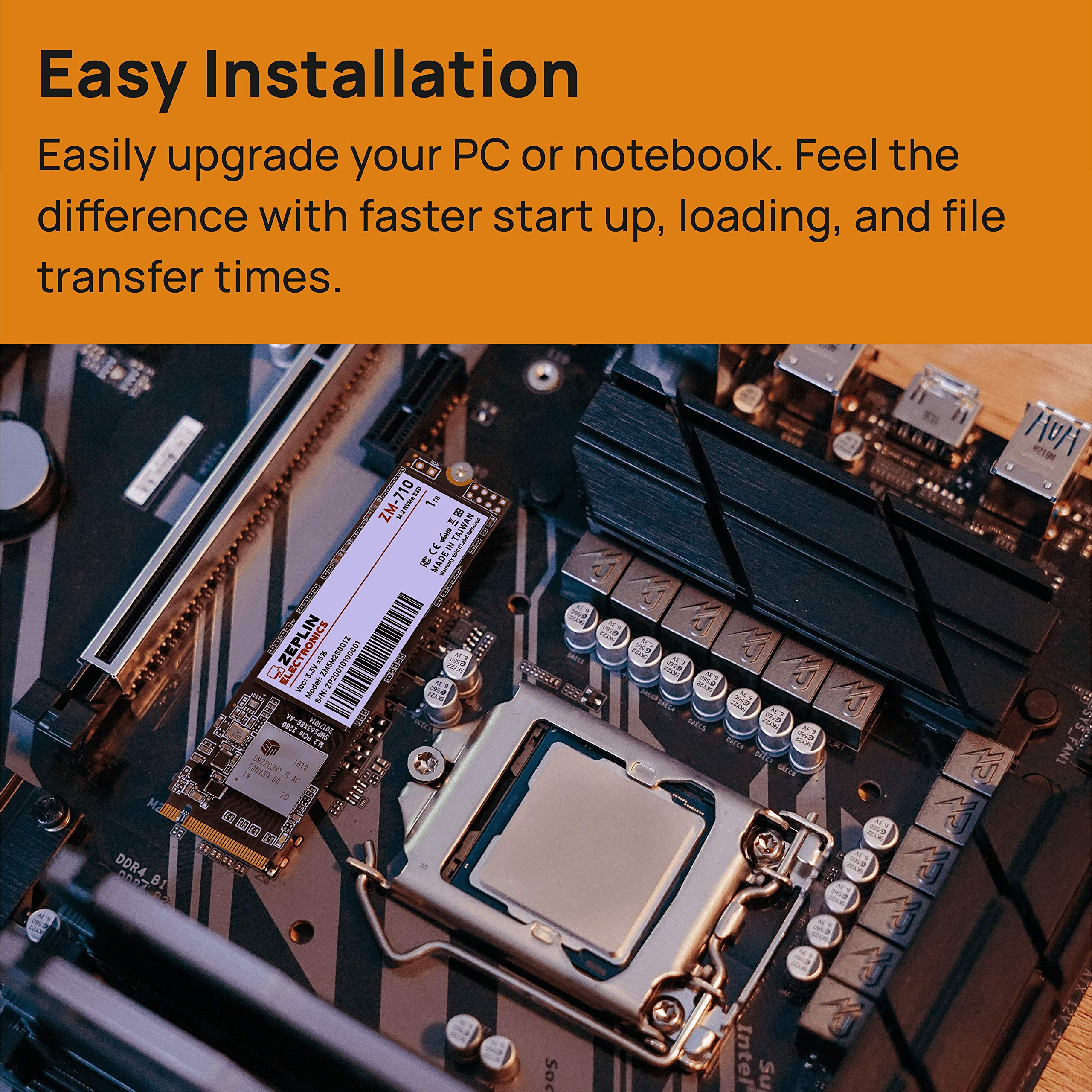 ZEPLIN ELECTRONICS ZM-710 Solid State Drive PCIe NVME S | B2B