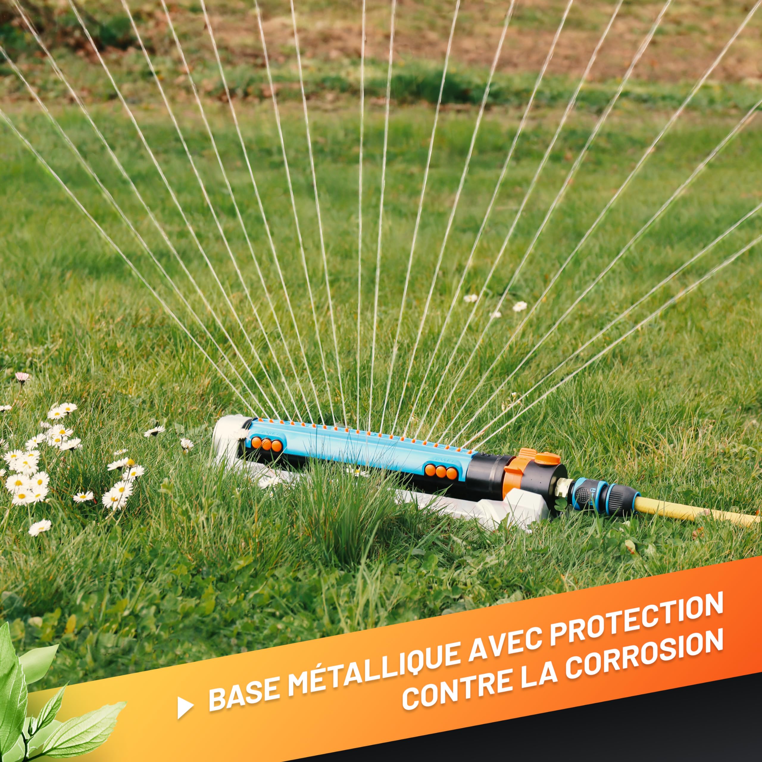 Arroseur D'eau Rotatif, Arroseur D'eau De Pelouse Dispositif D'arrosage