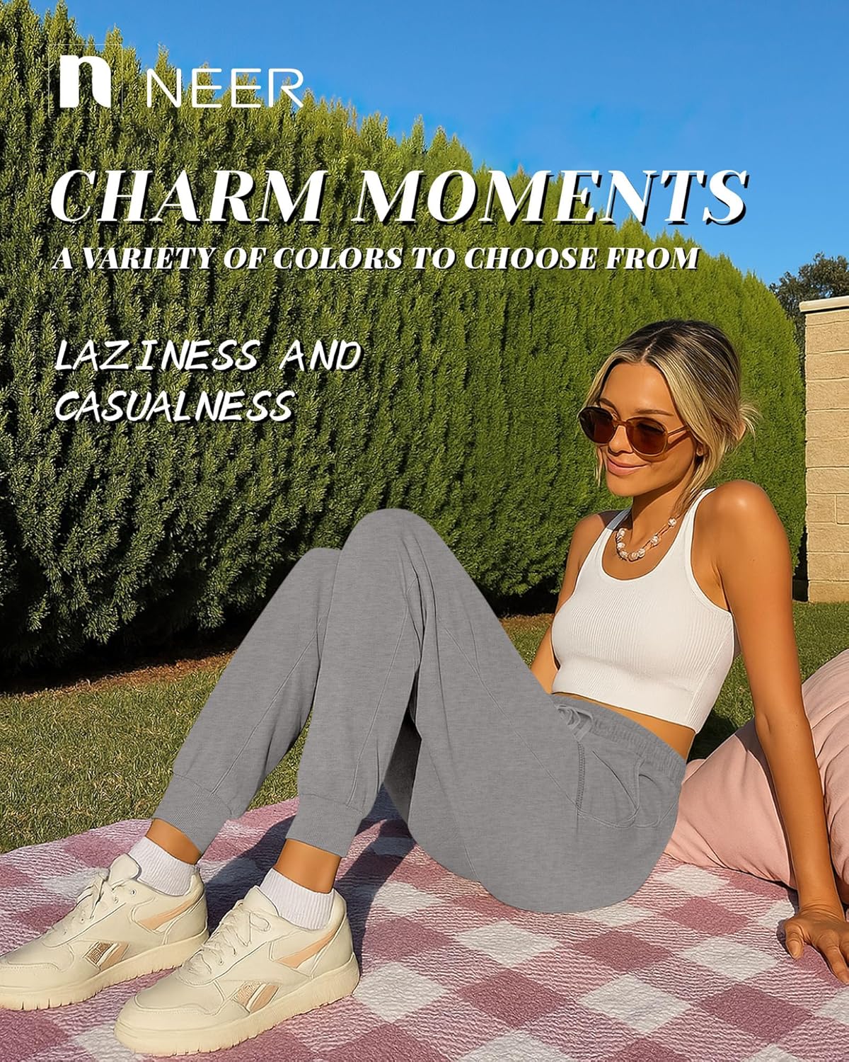 Neer 3 Pack Joggers for Women Lightweight Lounge Pants with Comfy Pockets Yoga Joggers for Workout Travel Casual - Image 5