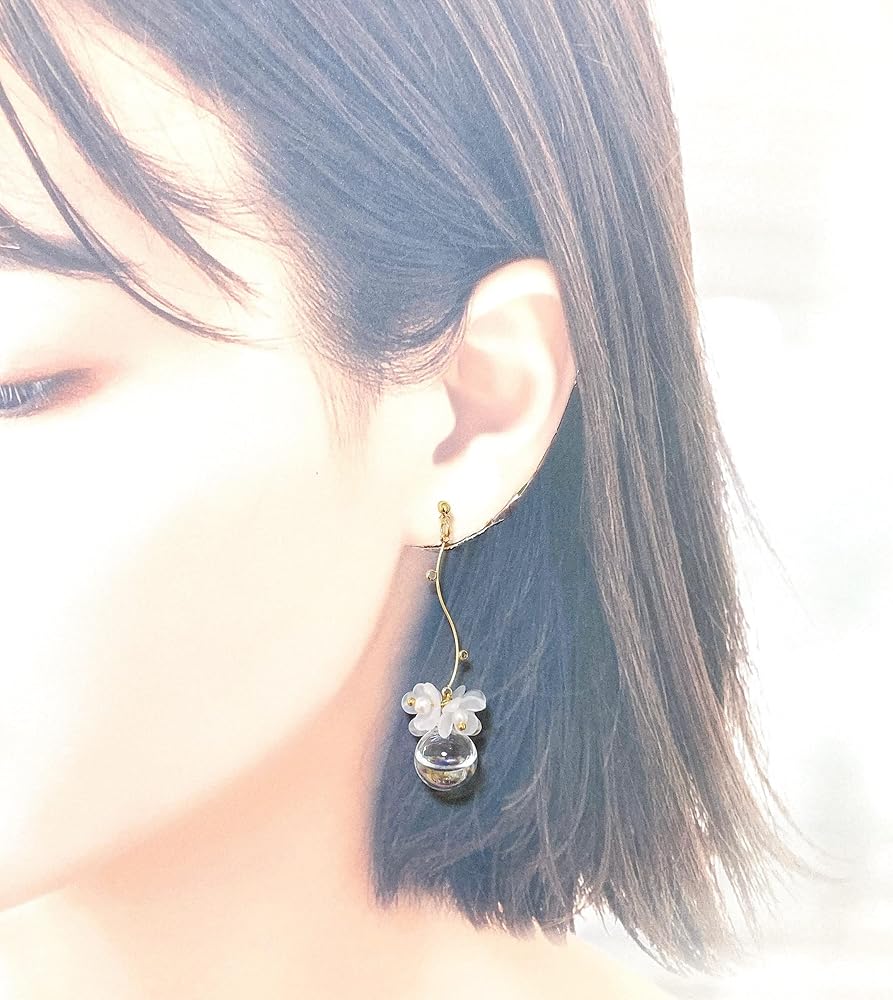 ラブリーハートウォーターガラスドームピアス 可愛い 楽天市場】送料