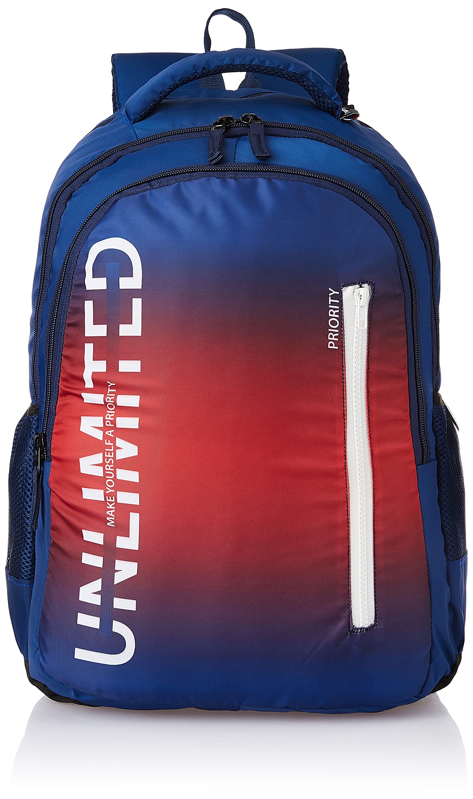 PriorityGo Getters 007 Unlimited 32 litres Blue Polyester College Bag