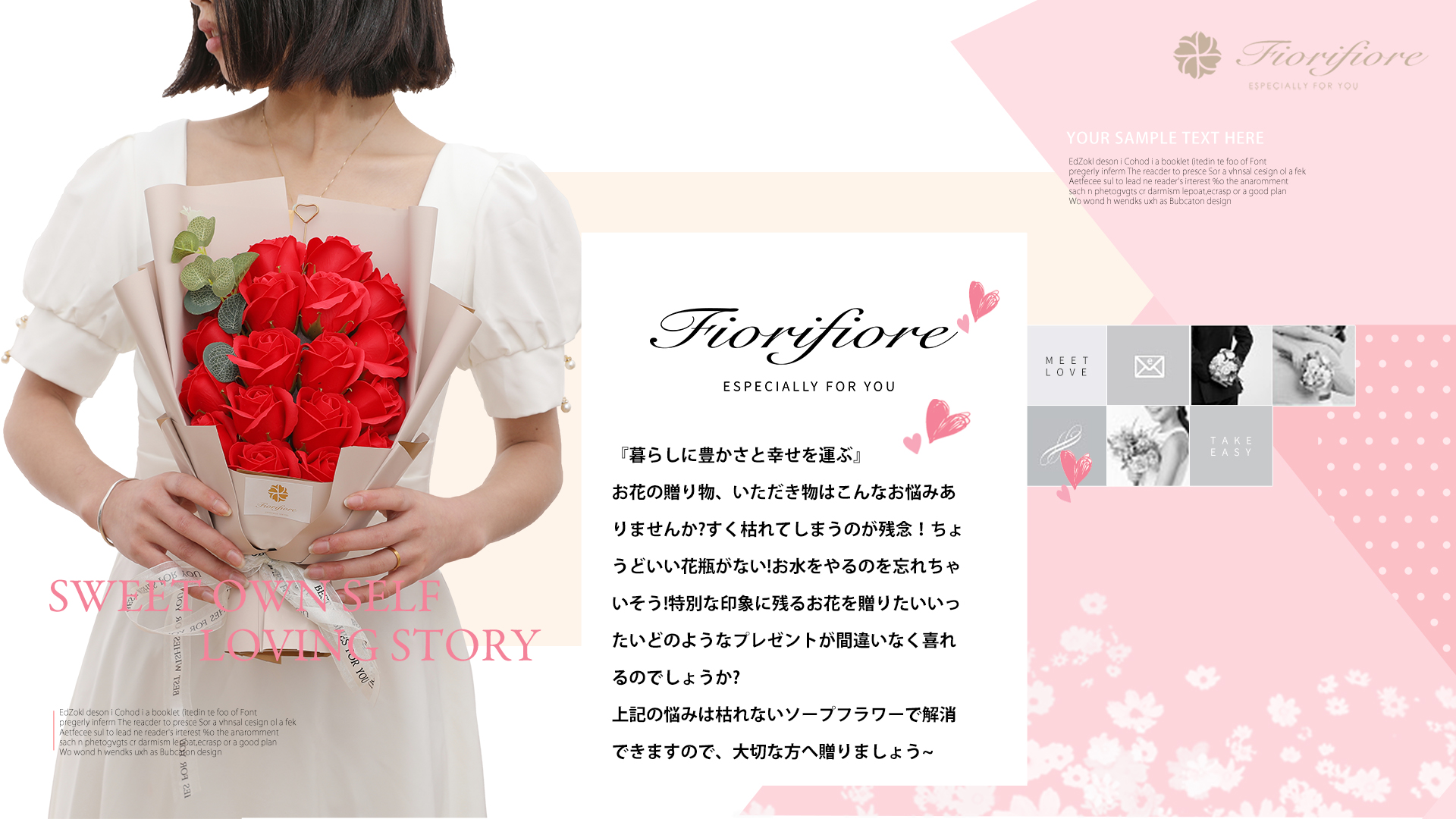 Amazon Fiorifiore ソープフラワー 敬老の日 母の日 バラ 18本 誕生日プレゼント女性 人気 花束 退職 造花 送別 インテリア Purple 造花 オンライン通販