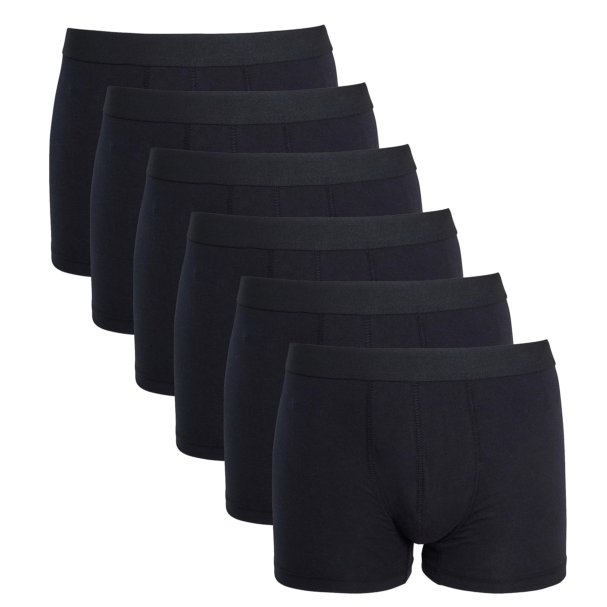 Sock Stack Pack Of 6 Mens Boxers Lycra Boxershorts Comfort Fit Underpants Waistband Boxer Short Underwear For Men MB03