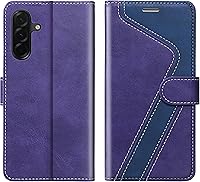 Vista 40 de para Samsung Galaxy A14 5G (2023) Funda tipo cartera, Funda de cuero con tapa [Bloqueo RFID] Soporte para tarjetas de crédito Folio Soporte