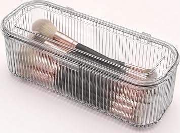Clear Acrylic Makeup Brush Holder Box