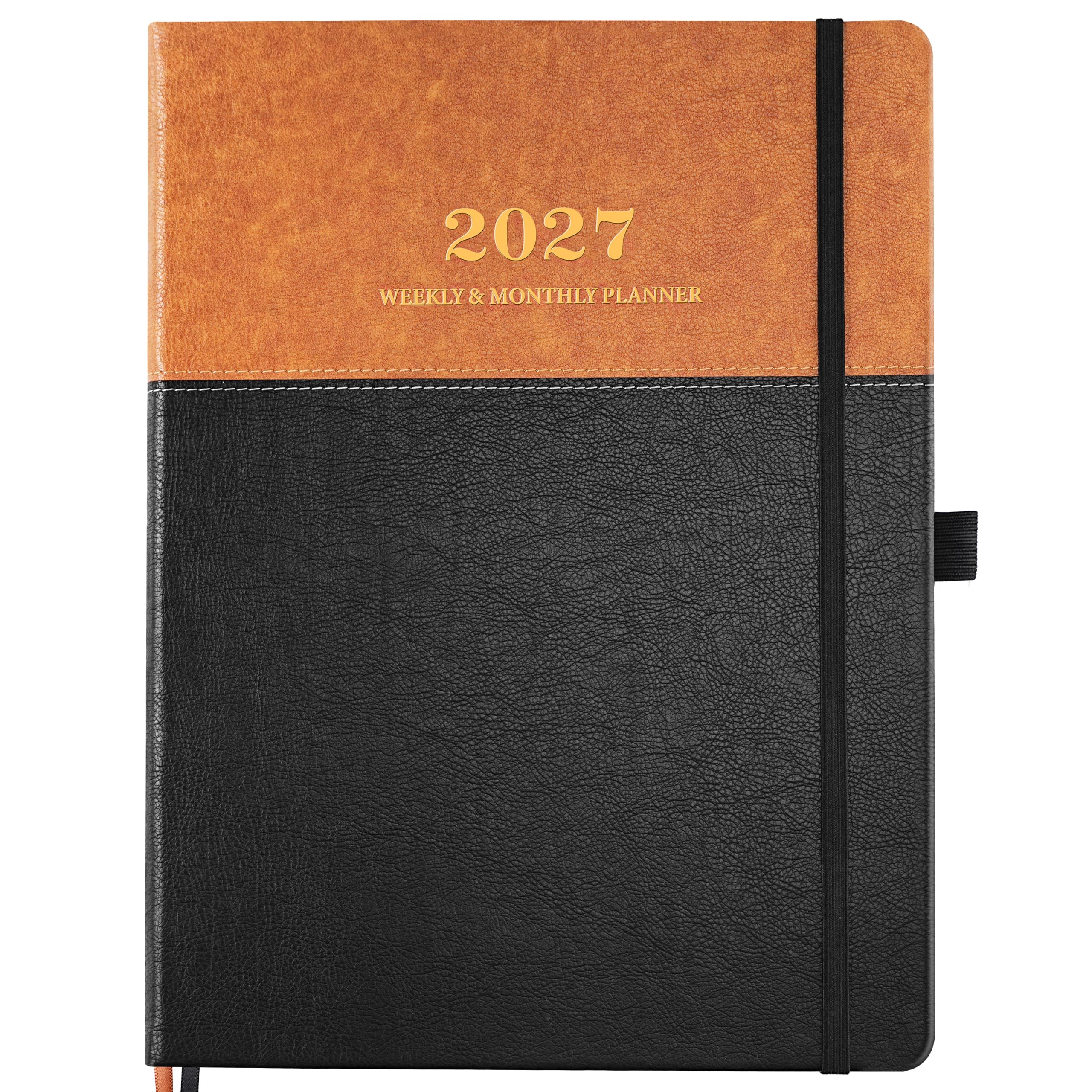Agenda 2027 – Agenda settimanale e mensile, copertina rigida, 22,9 x 27,9 cm