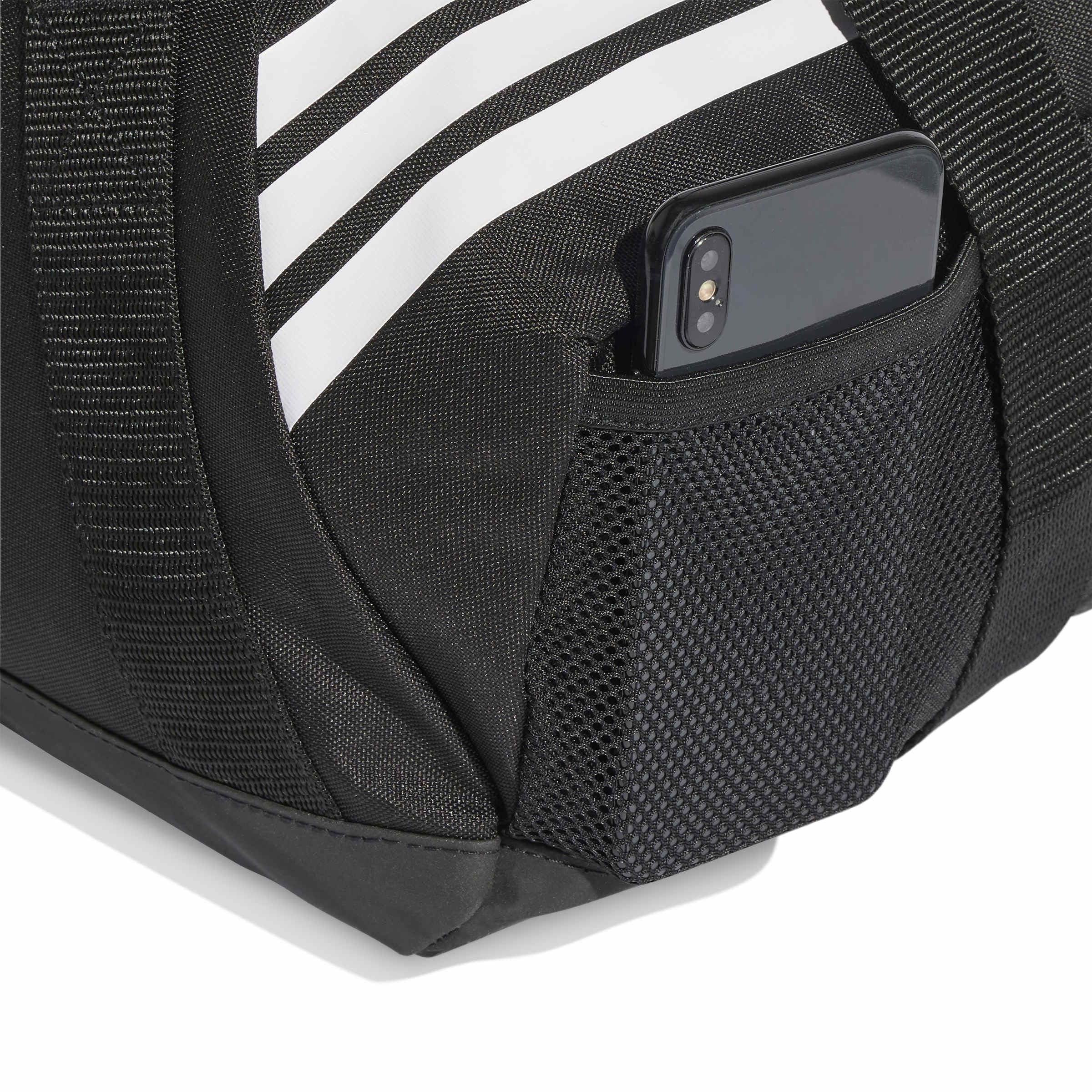 adidas Unisex Tiro Duffle Bag Small Duffel Bag, Black/White, One Size