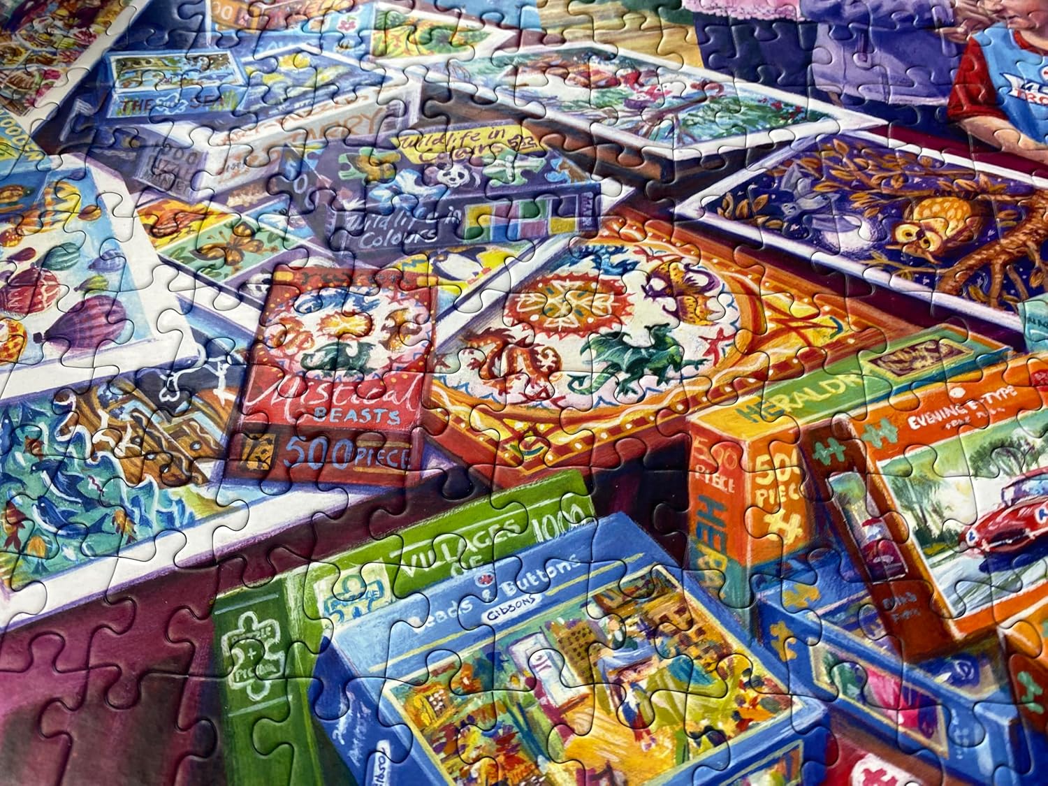 Gibsons Games Puzzle Festival 1000 Piece Jigsaw Puzzle – Fun Community Celebration – Sustainable Puzzle for Adults & Teens – Premium 100% Recycled Board