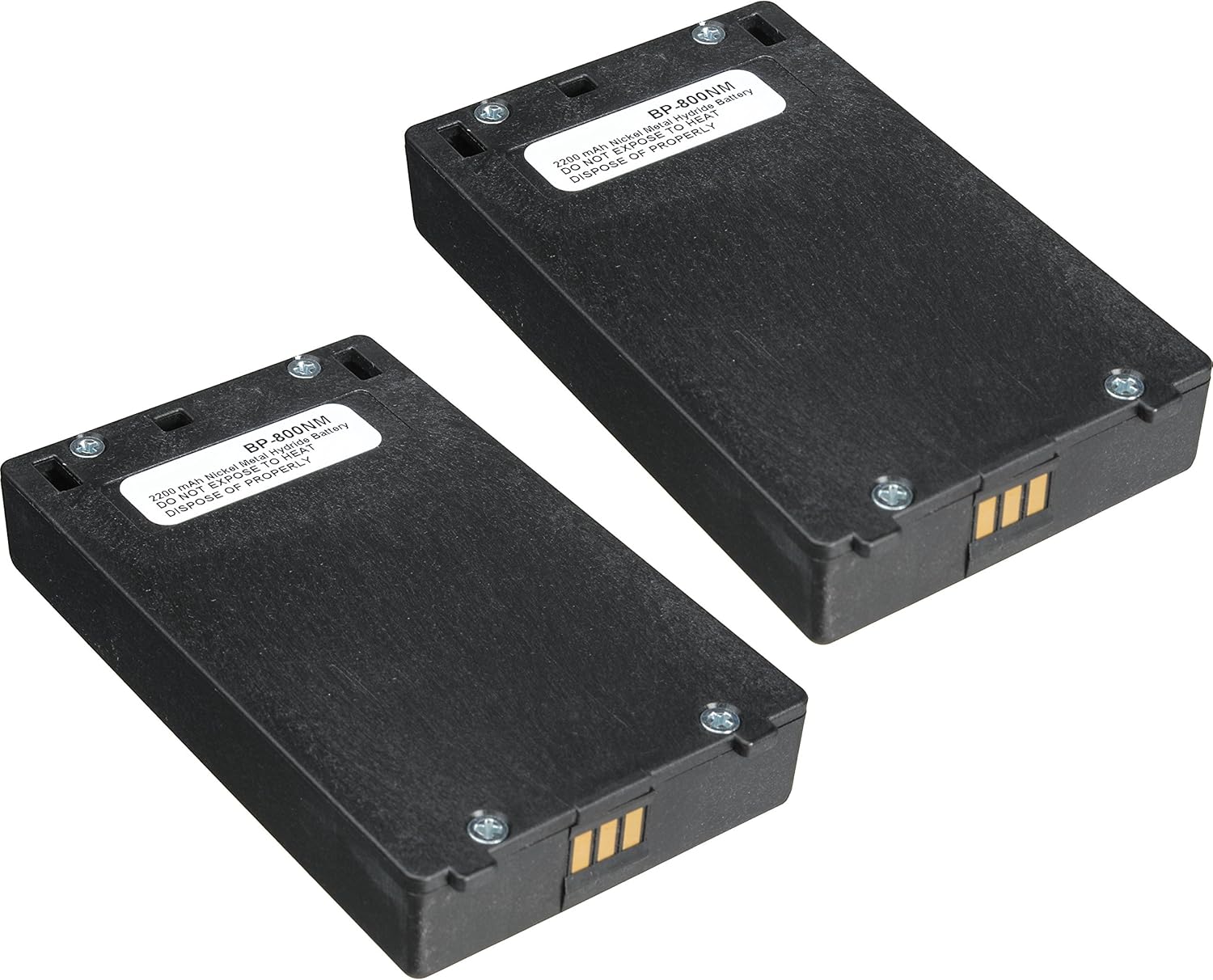 Synergy Digital Wireless Headset Batteries, Compatible with Telex TR-1 Wireless Headset, (Ni-MH, 7.2V, 2000 mAh), Replacement for Telex BP-700NM Battery, Combo-Pack Includes: 2 x SDHP-H1455 Batteries