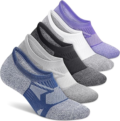 Miniatura 7 de Gonii No Show Socks - Calcetines deportivos de compresión para mujer 6 pares