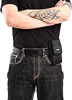 Vista 6 de Funda para teléfono celular para Samsung Galaxy Ultra S25/S24/S23/S22/S21 y Note 20, funda con clip para cinturón para hombre, bolsa vertical