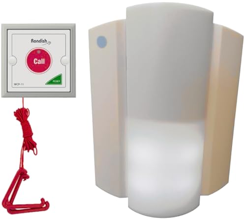 Medpage Red Ronwc2 Wireless Disabled Washroom Pull Cord Emergency Alarm