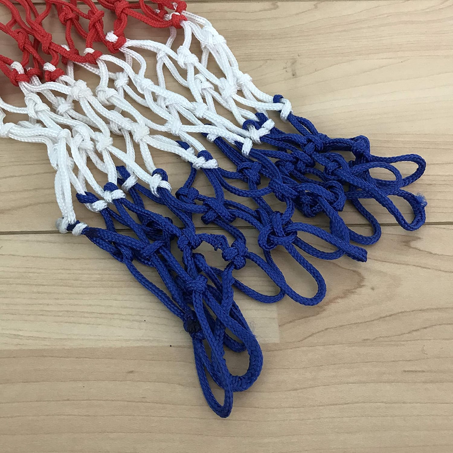 Sure Shot Basketball Net-Red, White and Blue, One Size