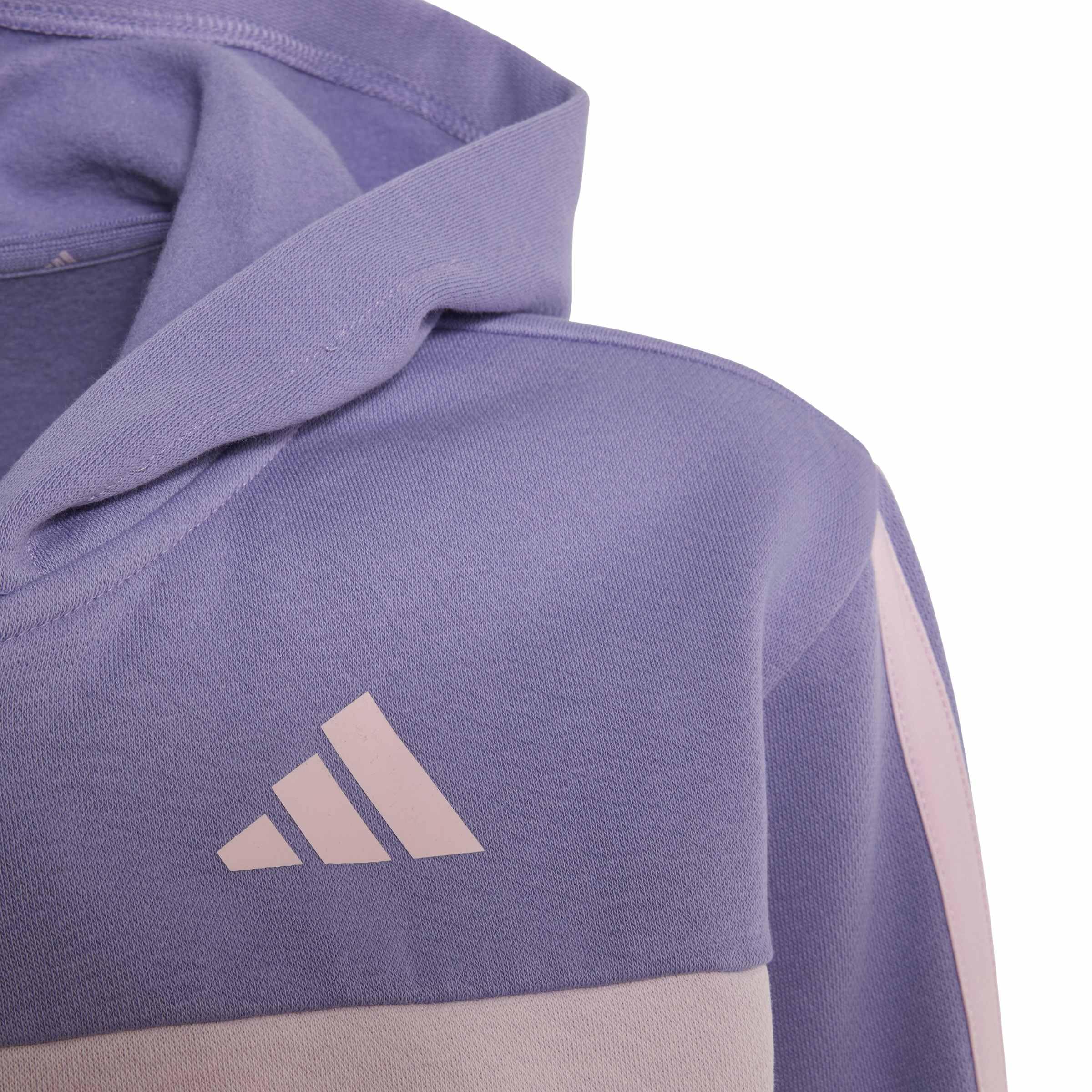 adidas Unisex niños SEASONAL ESSENTIALS TIBERIO 3 STRIPES FLEECE TRACKSUIT