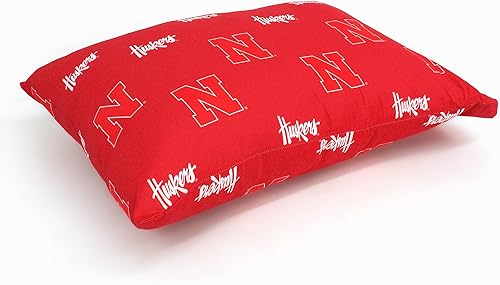 Miniatura 2 de College Covers Everything Comfy Nebraska Cornhuskers - Par de fundas de almohada, estándar, 20 x 30 pulgadas, incluye 2 fundas de almohada