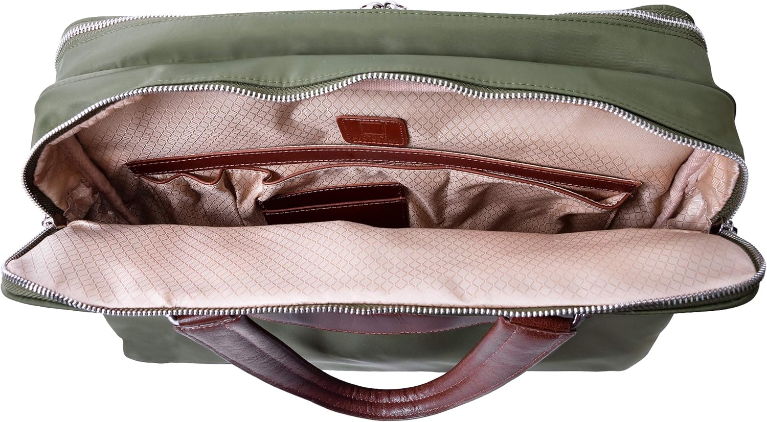 McKLEIN Nylon Dual Compartment Briefcase- HARTFORD